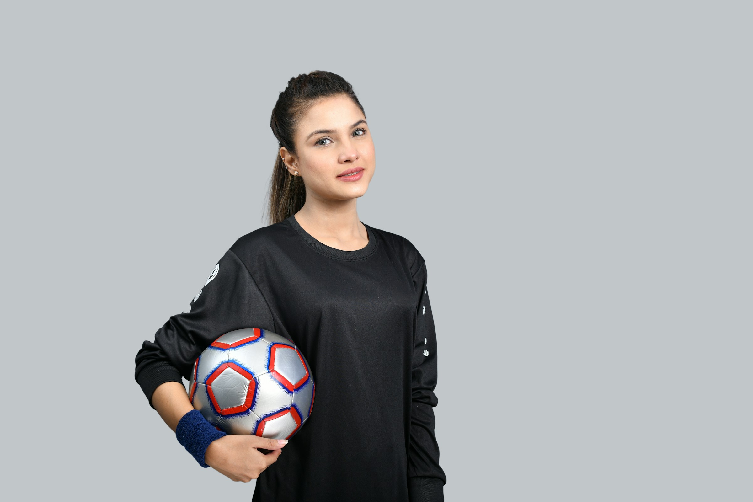 Athlete in custom Black Shark training gear