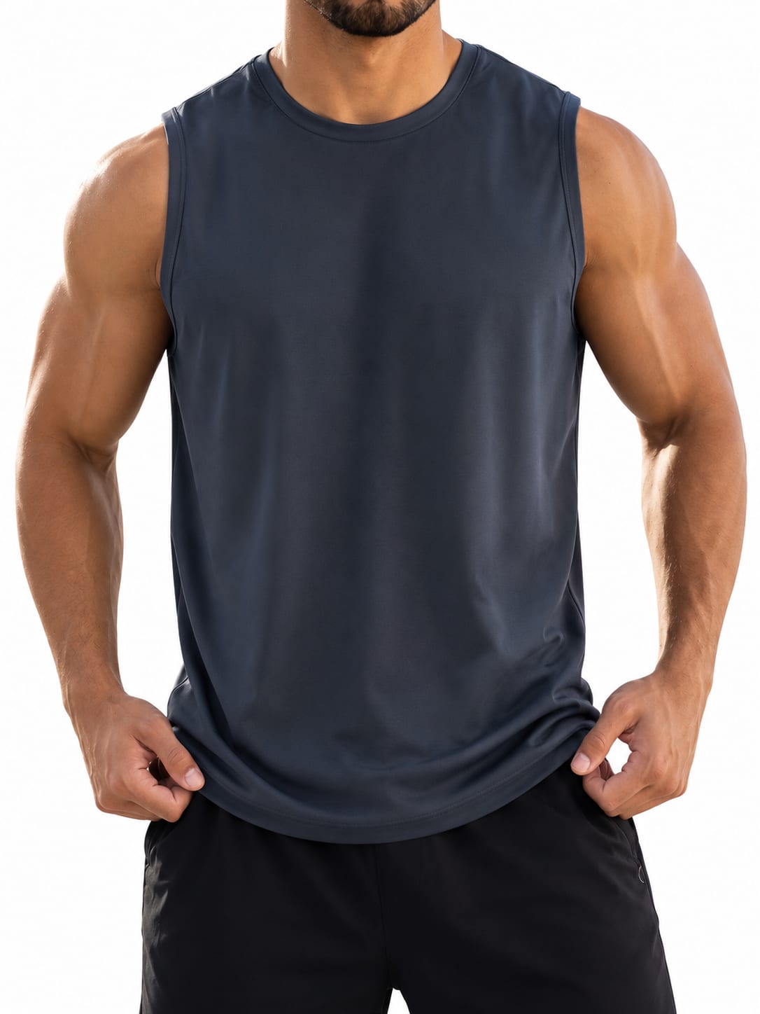 Navy Blue Performance Sleeveless Tank