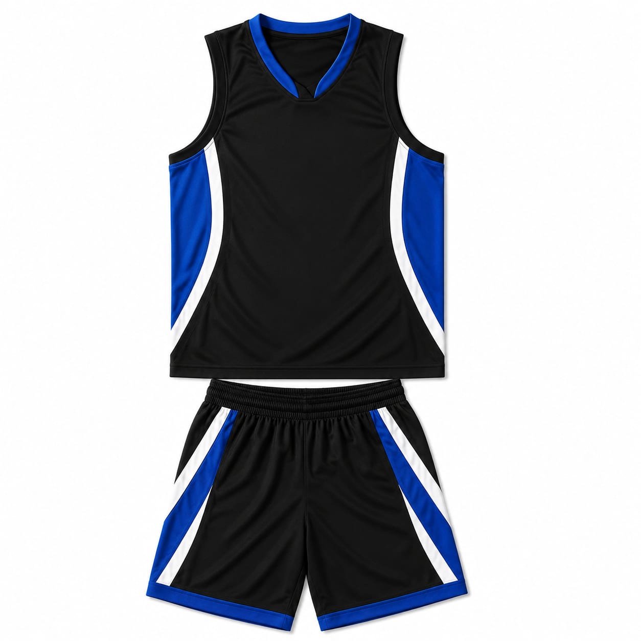 Basketball Kit Black Blue White