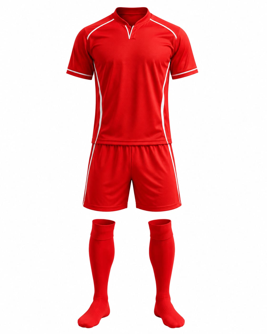 Red White Hockey Uniform Set