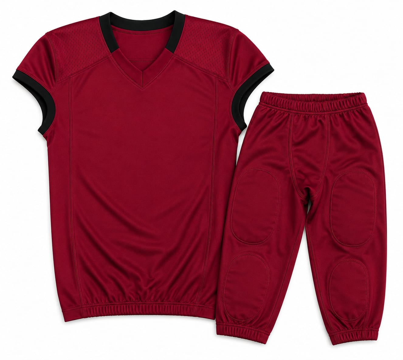 American Football Kit Maroon Black