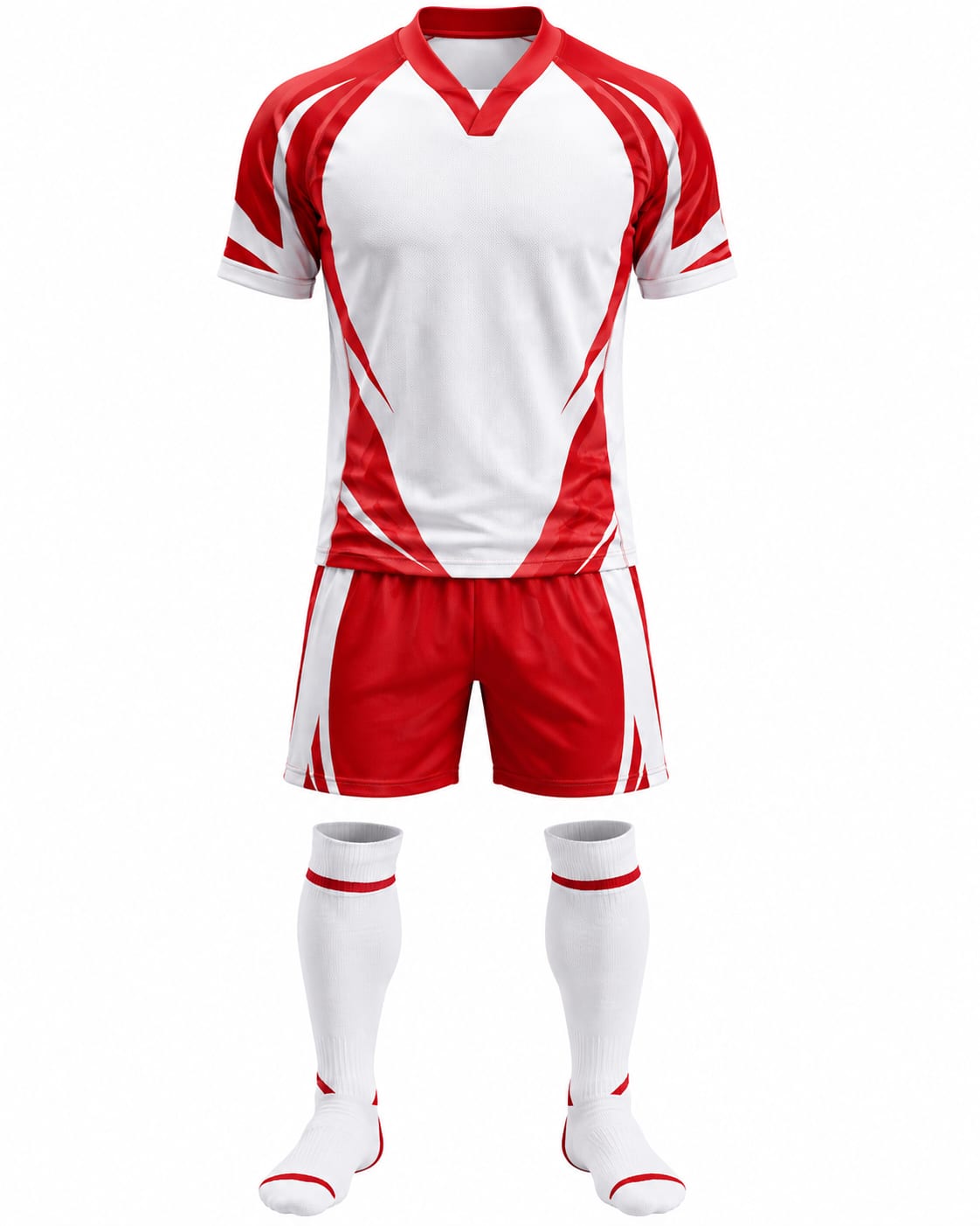 White Red Dynamic Hockey Kit