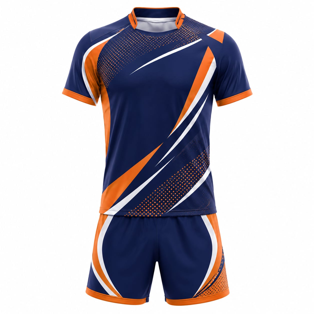Rugby Kit Navy Orange Sublimation
