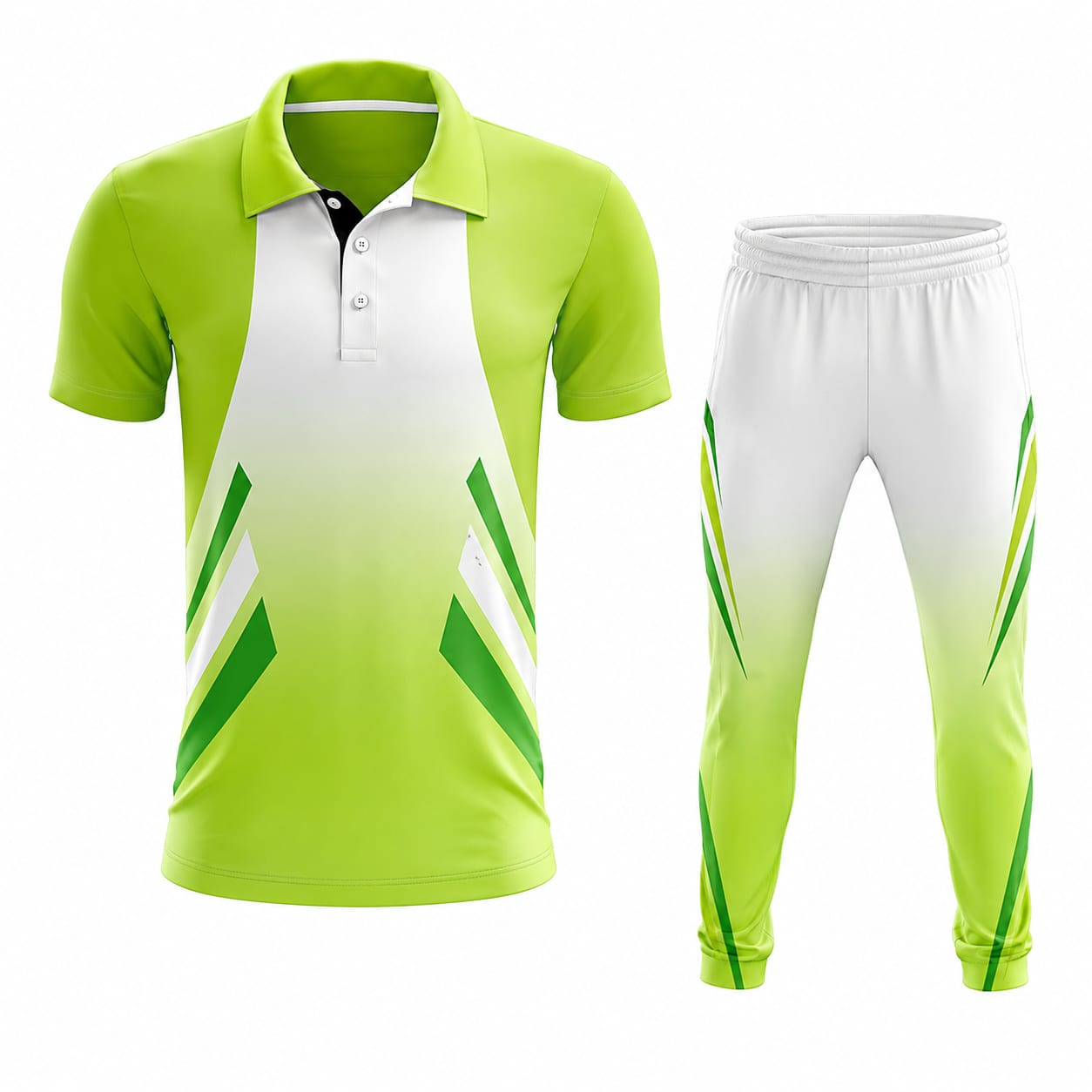 Cricket Kit Lime Green White Arrow